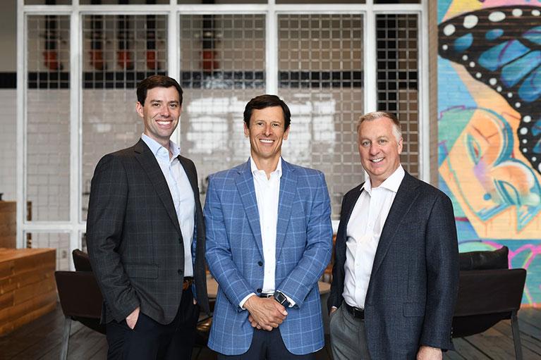 Matthew Stein – Vice President of Investments Trei USA, Chris Helsabeck – Managing Director Trei USA, Michael Lenart – Finance Director Trei USA (von links nach rechts)